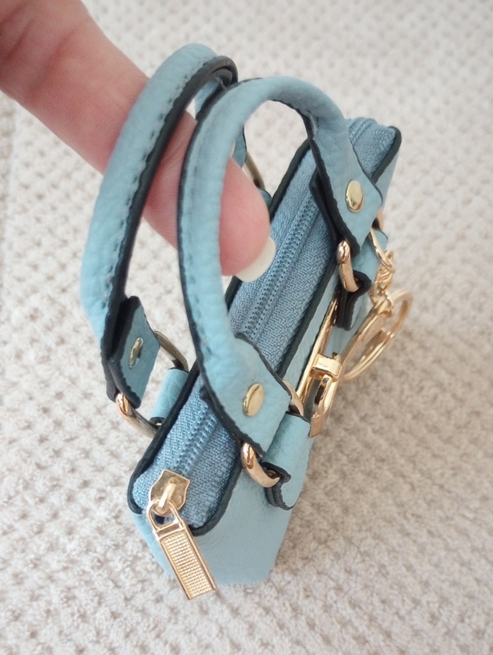 Mini Top-Handle Crossbody Air Pod Bag - Picture 4 of 7